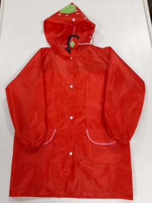 Rdeča dežna jakna 7-9 L