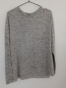 Siv tanjši pulover L