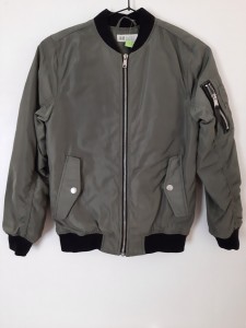 Dekliška zelena prehodna jakna 9-10 L
