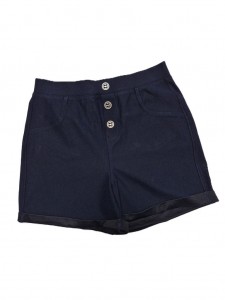 Temno modre kratke raztegljive hlače 10-11 L