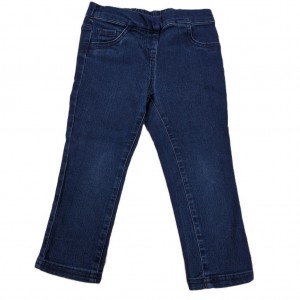 Modre jeans hlače 2-3 L