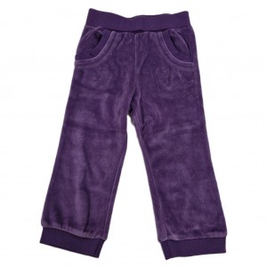 Nove vijolične pliš hlače 18-24 M