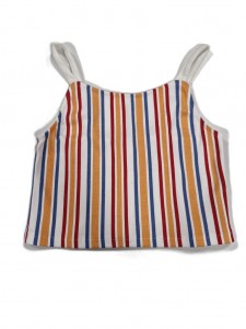 Nov pisan top z naramnicami 13-14 L