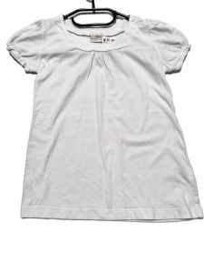 Dekliška bela kratka majica 5-6 L