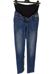 Nosečniške modre jeans hlače S