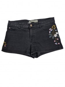 Ženske jeans kratke hlače z vezenino S