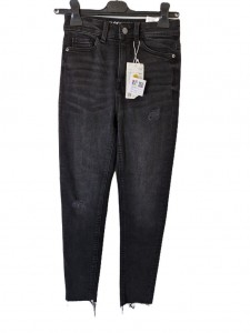 Ženske nove temno sive jeans hlače XS