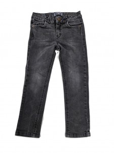 Fantovske sive jeans hlače 4-5 L