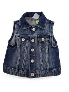 Dekliški jeans brezrokavnik 5-6 L