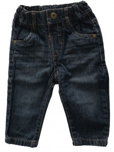 Modre dolge jeans hlače BHS z regulacijo