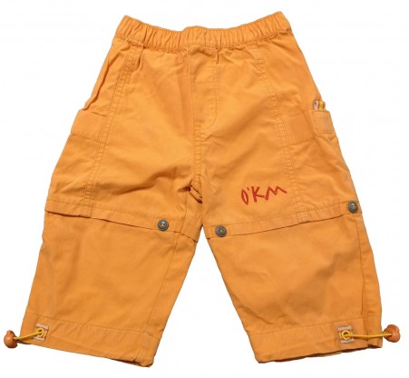 Oranžne dolge hlače 6-9 M