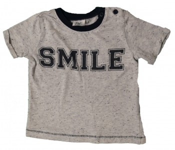 Siva kratka majica Smile F&F