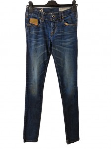 Ženske modre jeans hlače S