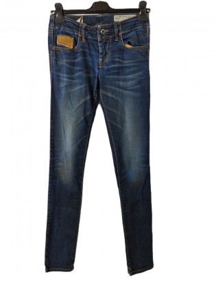 Ženske modre jeans hlače S