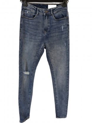 Ženske modre jeans hlače S