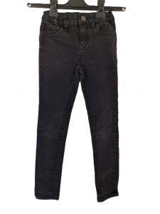 Dekliške temno sive jeans hlače 8-9 L