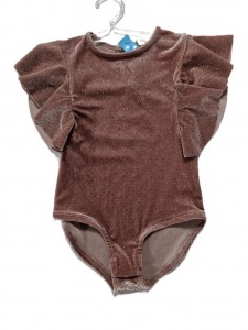 Dekliški rjavi dres z bleščicami Zara 4-5 L