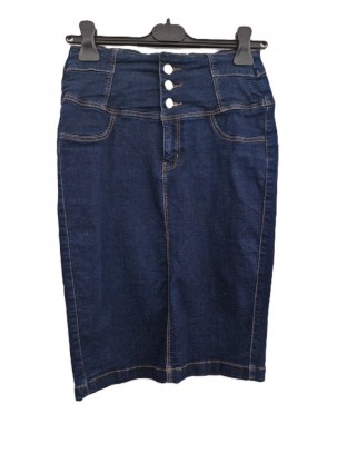 Žensko modro jeans krilo M