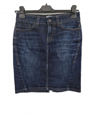 Žensko modro jeans krilo XS