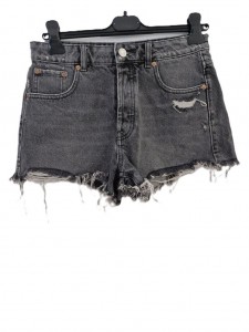 Ženske sive jeans kratke hlače S
