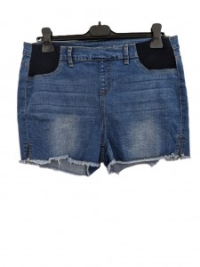 Nosečniške jeans kratke hlače L