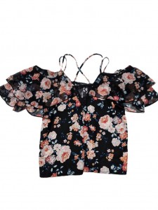 Ženska bluza z odprtimi rameni S