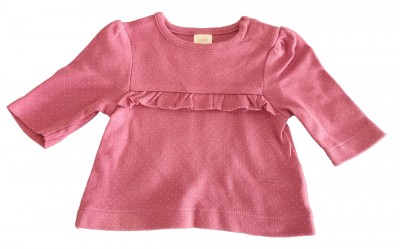 Dolga vijolična majica Miniclub 0-1 M
