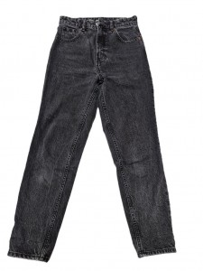 Ženske temno sive jeans hlače XS