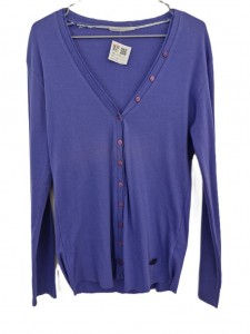 Ženska vijolična jopa z gumbi L/XL