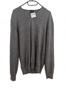 Moški siv pulover XL