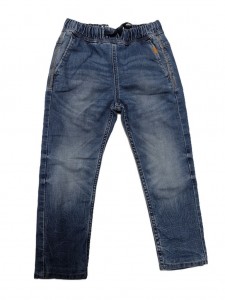 Fantovske podložene jeans hlače 5-6 L