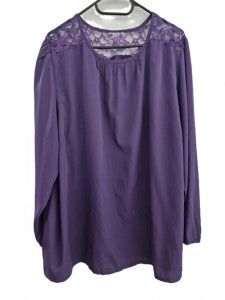 Ženska vijolična bluza 3XL