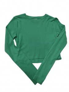 Dekliška zelena majica krajši model 13-14 L