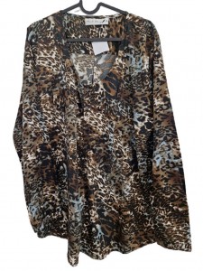 Ženska bluza z okrasnimi žepi XL