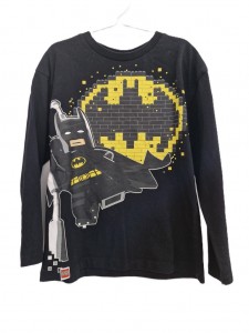 Fantovska črna majica Batman 3-4 L