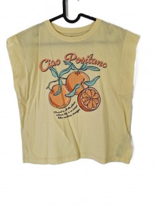 Dekliška kratka majica s sliko 13-14 L