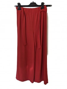 Dekliške rdeče elegantne hlače 10-12 L