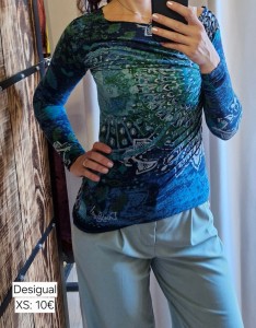 Ženska majica daljši model Desigual XS