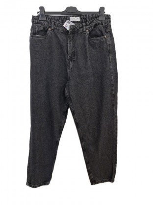 Ženske sive jeans hlače L