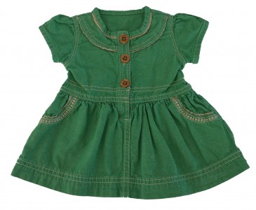 Zelena kratka oblekica George 0-3 M
