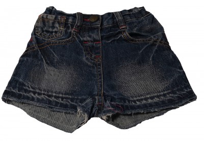 Modre jeans kratke hlače Next 9-12 M