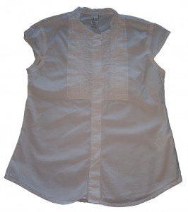 Bela kratka srajčka Zara 4-5 L