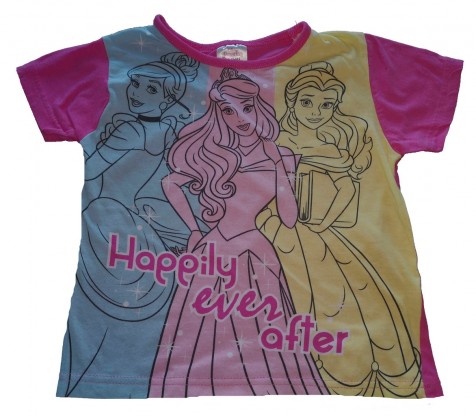 Pisana kratka majica princeske Disney 4-5 L