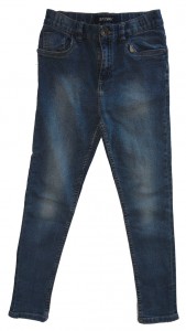 Dolge modre jeans hlače 9-10 L