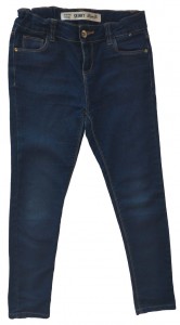 Dolge modre jeans hlače DenimCo