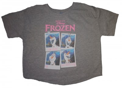 Siva kratka majica Olaf Frozen Disney
