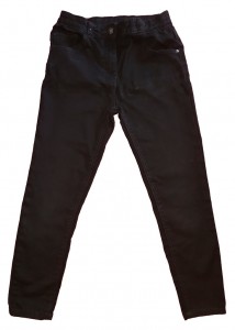 Črne dolge jeans hlače George 6-7 L