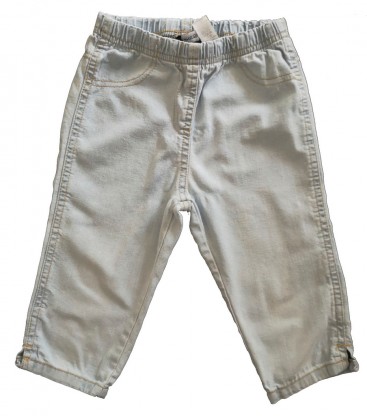 Modre jeans 3/4 hlače George 5-6 L