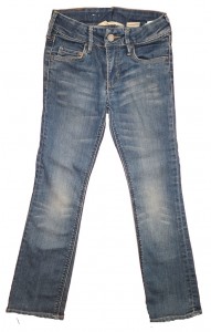 Dolge modre jeans hlače H&M