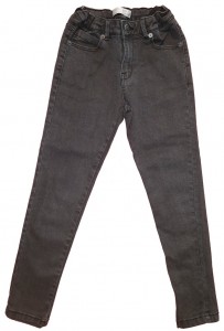 Dolge temno sive jeans hlače Zara